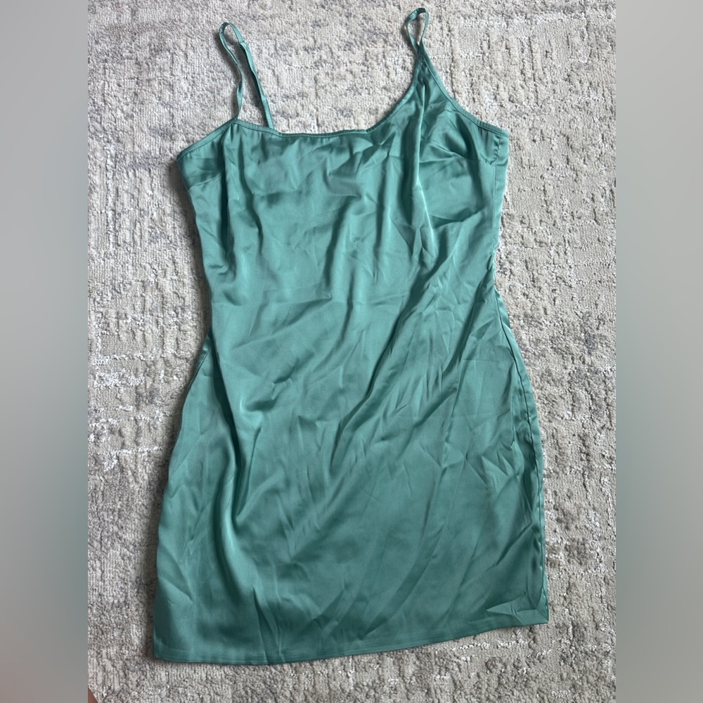Oh Polly Satin Mini Dress Sz 10 NWOT